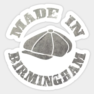 Blinding Newsboy Cap Made in Brum Sticker